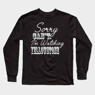 Yellowstone TV Show Long Sleeve T-Shirt